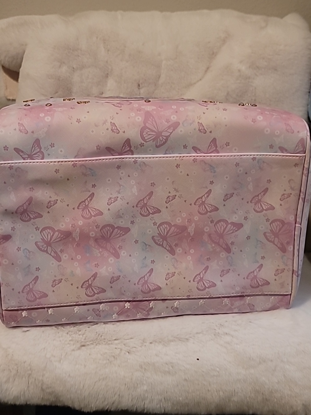 π¦πΈNWT Under One Sky Butterfly Theme Weekend Duffle BagπΈπ¦ - Picture 8 of 11